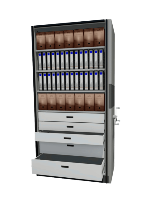 FACE - CAIXA BOX, PASTA AZ, GAVETAS DIVERSAS